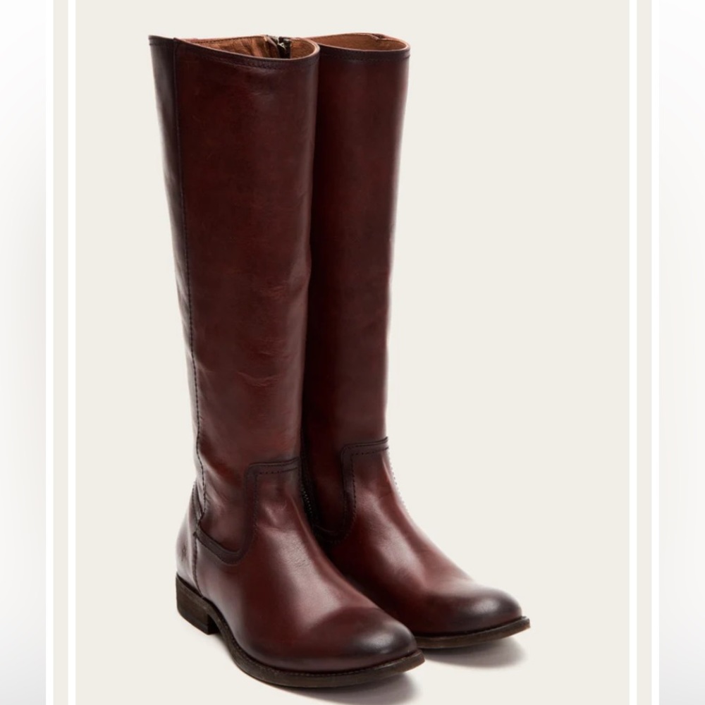Frye Melissa Mahogany Boot 7M